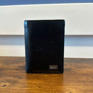 Men’s Docker’s Leather Wallet- black broken in light weight